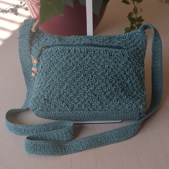 Liz Claiborne Handbags - Liz Claiborne WomensCasualClassics TurquoiseCrocheted Purse Bag ❤️